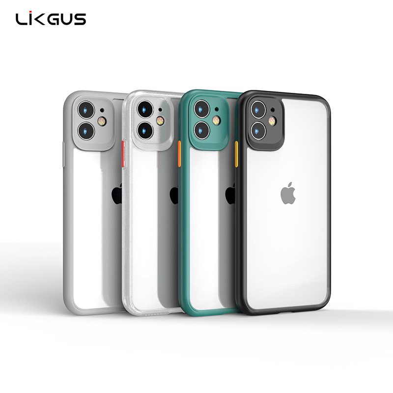 Likgus适用iPhone 11手机壳 精孔镜头保护透明防摔苹果11pro软壳
