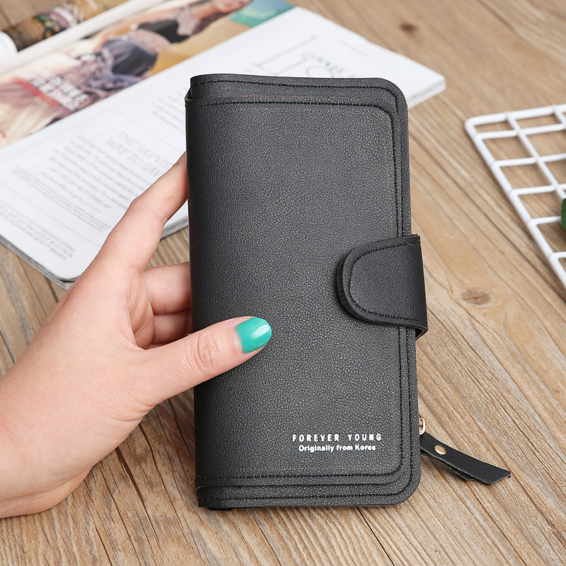 Women's Wallet Tri-fold Clutch Bag Multi-function Card Bag Coin Bag Mobile Phone Bag display picture 3