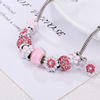 Cute bracelet, accessory, ceramics, European style, simple and elegant design, flowered, wholesale