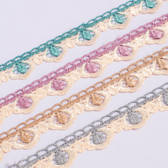 Curtain edge multi-color sofa embroidery water-soluble edge accessory 15 inches 3CM cushion decoration small edge material SR-10