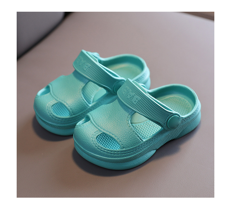 Unisex Casual Solid Color Round Toe Crocs Slippers display picture 2