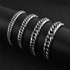 Bracelet stainless steel, high-end jewelry, denim accessory