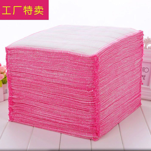 Factory direct sales five-layer cotton dish towel/non-stick cotton gauze dish towel/scouring pad for household degreasing and decontamination