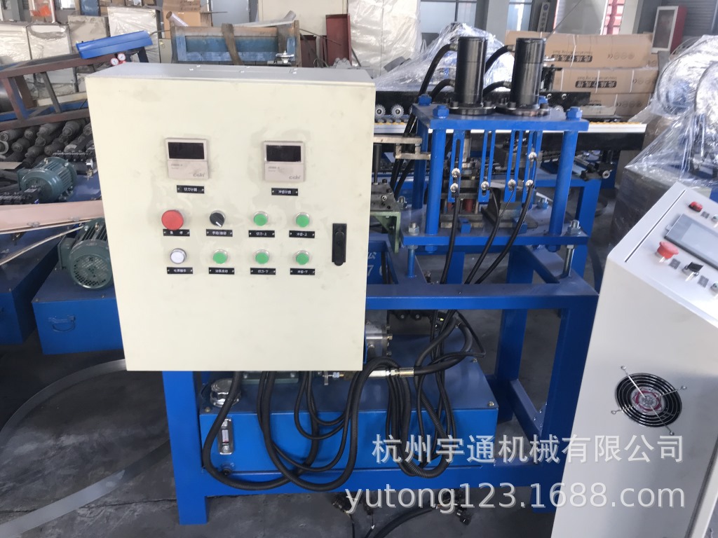 钢带插件木箱包边钢带生产线机械设备钉扣机锁扣机