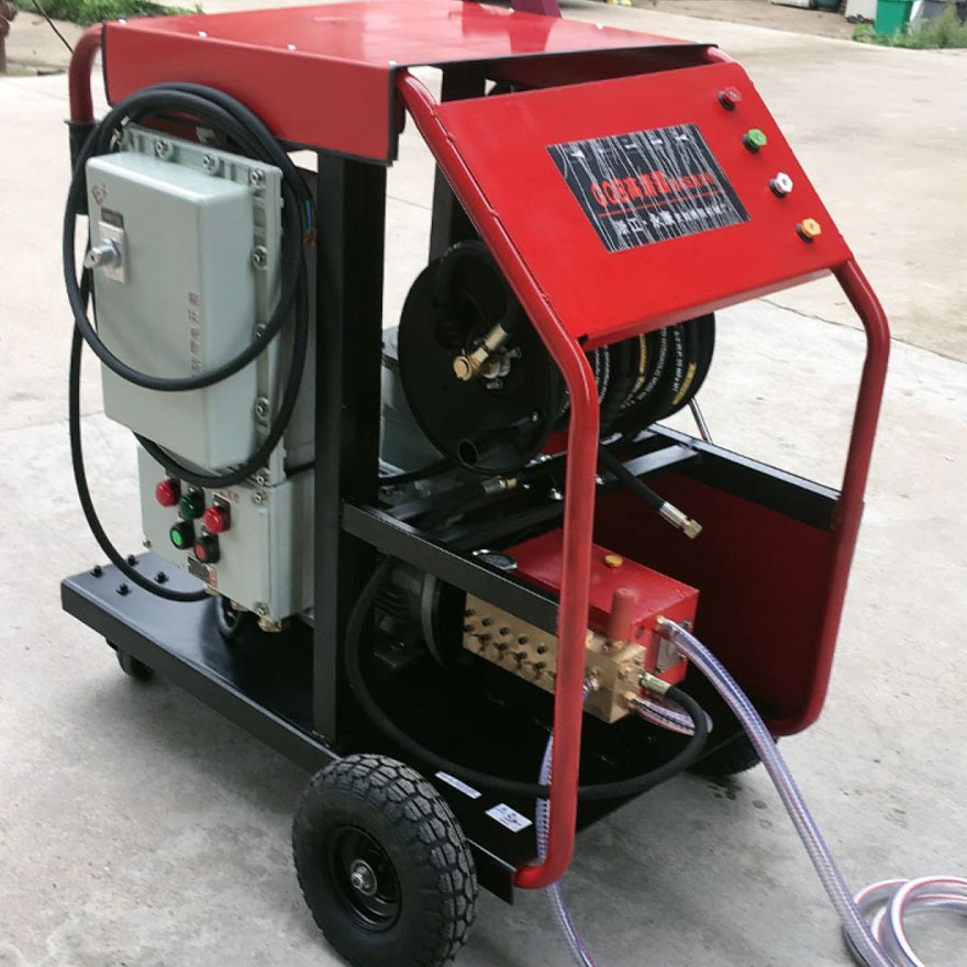 厂家直供超高压大功率工业级600公斤压力防爆高压清洗机洗车泵