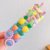 Hair rope, brand set, children's cute cartoon hair accessory