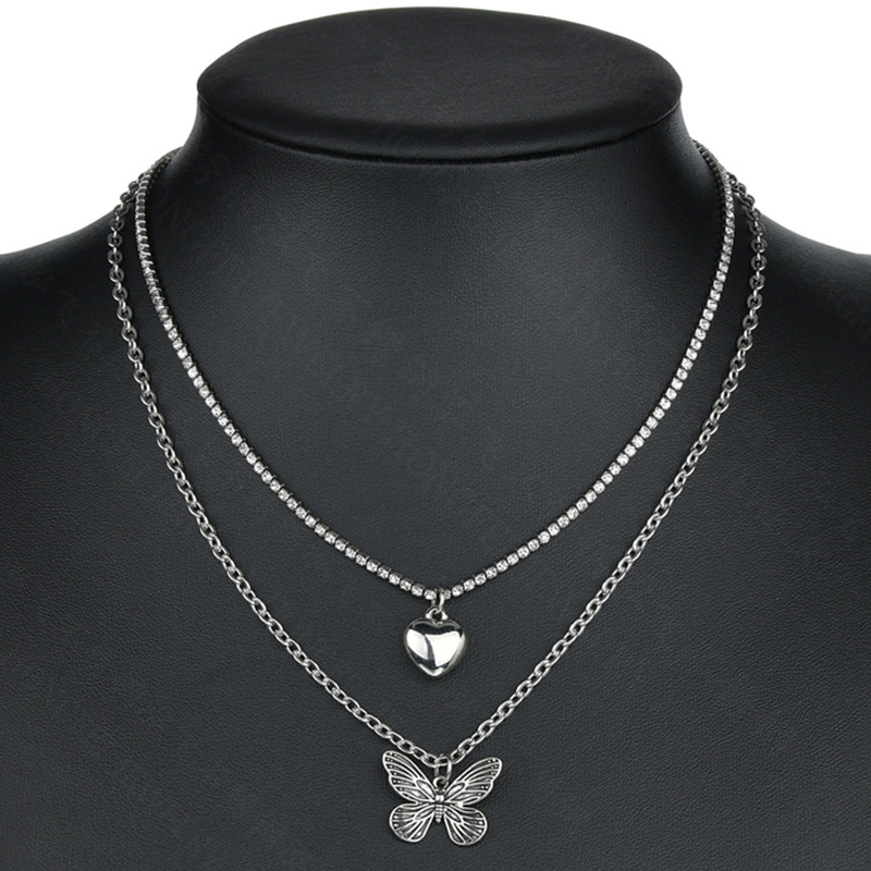 Hot Selling Fashion Love Butterfly Necklace Wholesale display picture 5