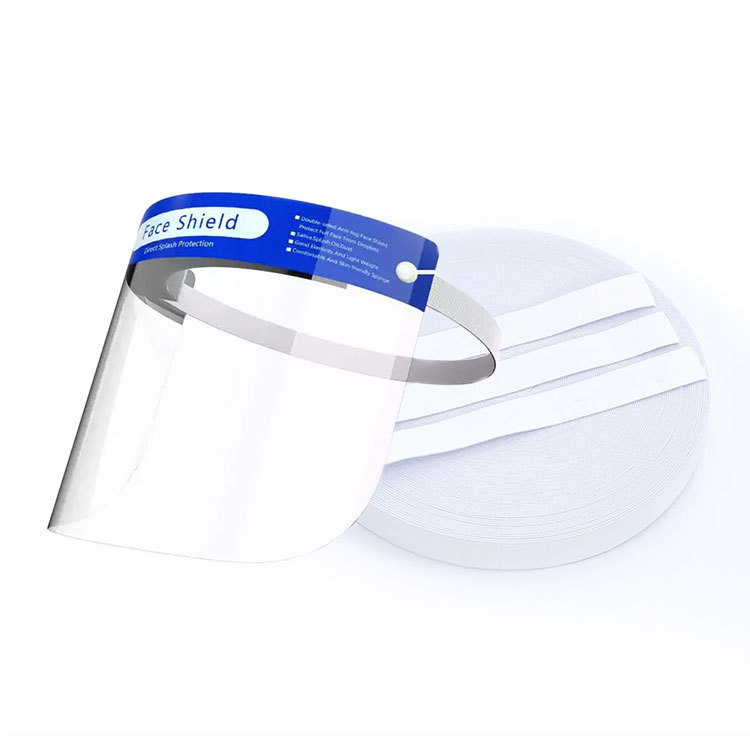 厂家防护面罩松紧带防护目镜松紧带氨纶加锦纶大量现货针织松紧带|ms