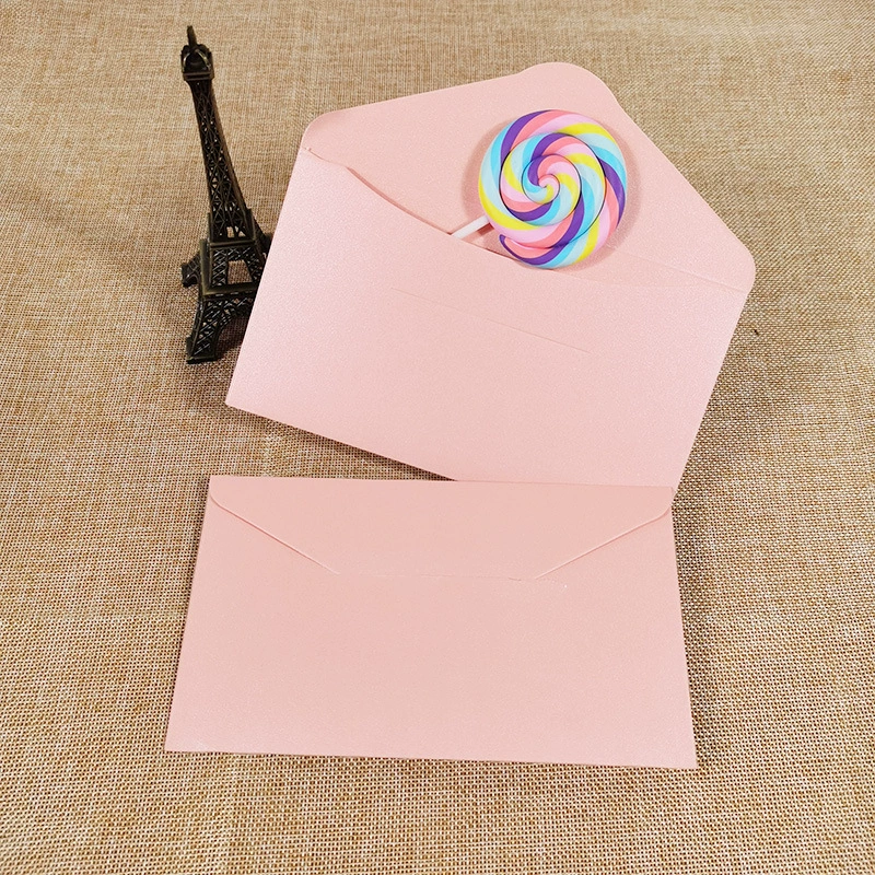 Spot solid color pearl light envelope 250g color western envelope greeting card invitation letter support order