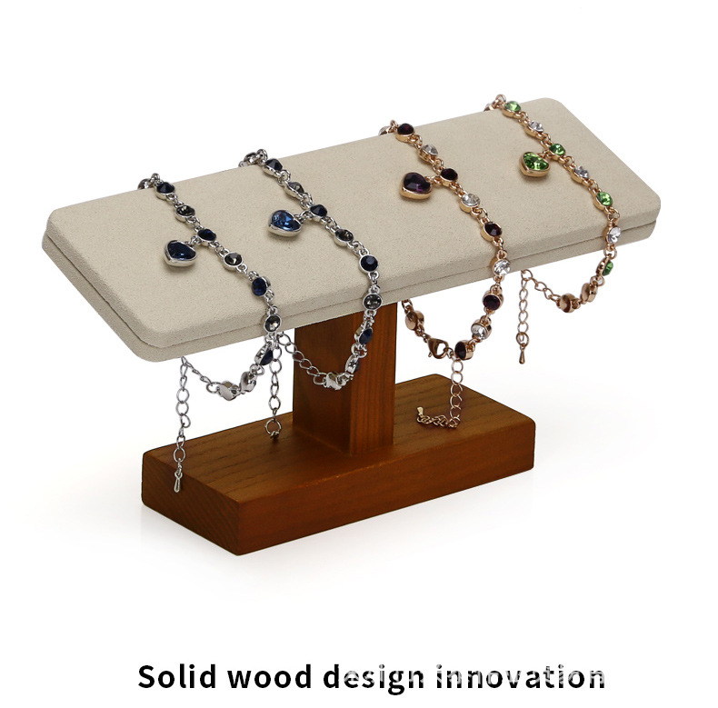 D002-003(07)实木斜面多用展示架(今伟创天猫)详情