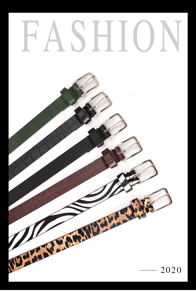 New Ladies Belt Animal Pattern Fashion Wild Decoration Belt Fine Clothing Jeans Wholesale Nihaojewelry display picture 15