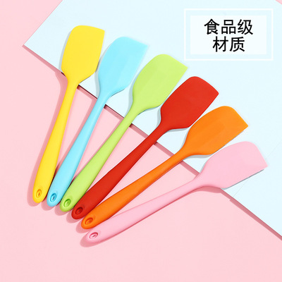 baking tool Integrated silica gel scraper Cake Baking cream nougat rubber stir Large