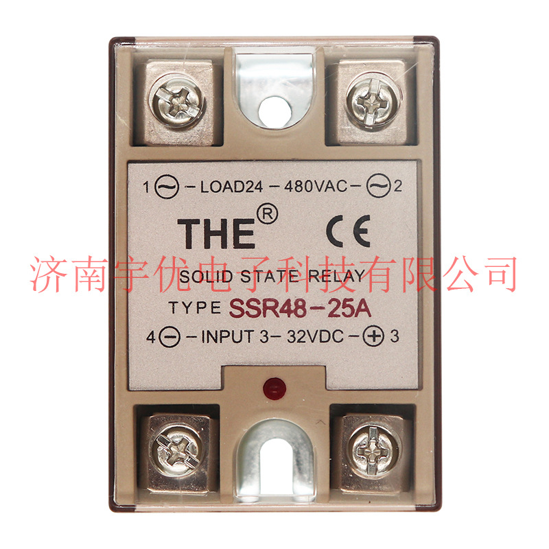 THE无锡天豪 SSR48-25A 单相交流固态继电器 480V 原装现货