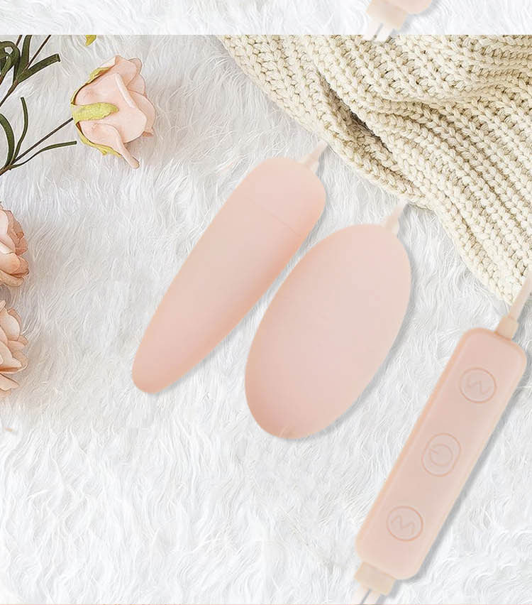 Dual Motor Honey Egg Vibrator For Couples Variable Frequency_voghion.com