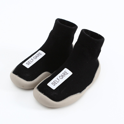  Autumn New Product Baby Floor Socks and Shoes Cloth Label Children's Socks and Shoes Breathable Soft Sole Indoor Shoes Kindergarten