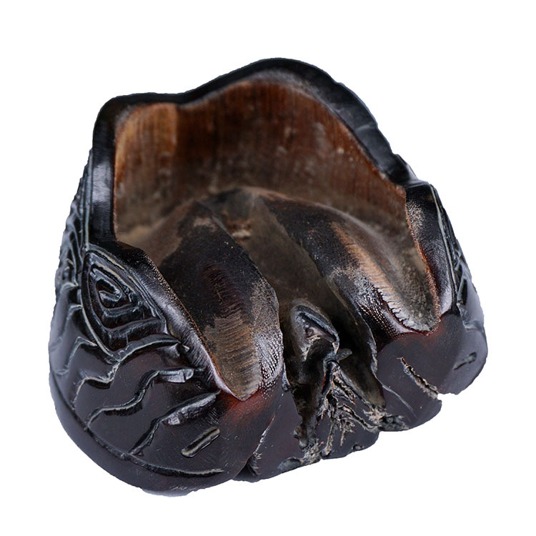 文玩黑蹄子 笔架摆件 手把件文房四宝工具配饰装饰品收藏品