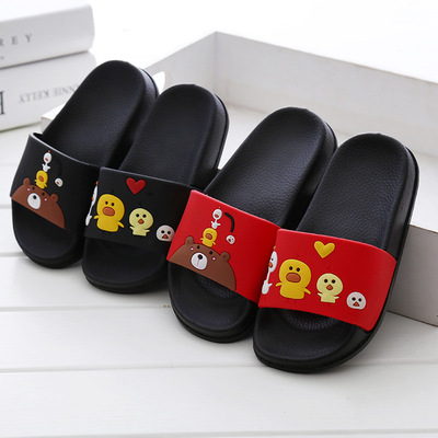 壹件代發兒童拖鞋小鴨子室內防滑軟底嬰幼兒寶寶夏防滑小童涼拖女