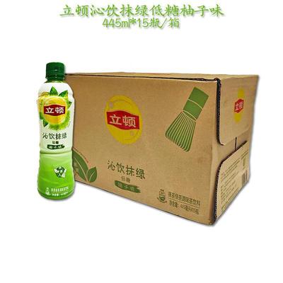 立顿沁饮抹绿 低糖 柚子味调味茶饮料445ml*15瓶/箱|ms