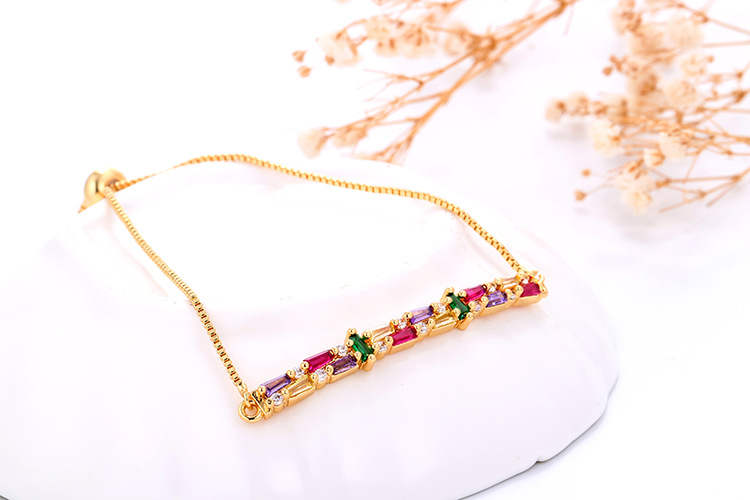 fashion personality seven-color rainbow bracelet