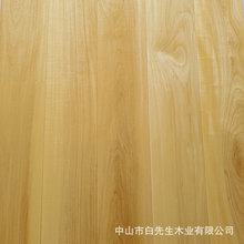 中山实木地板厂家直供  白象牙巴福芸香白色系浅色原木地板