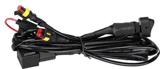 Aplicable a Waterbird motocicleta 1200gs F800 modificado iluminación auxiliar proyector lámpara de niebla cubierta protectora línea de lámpara de niebla