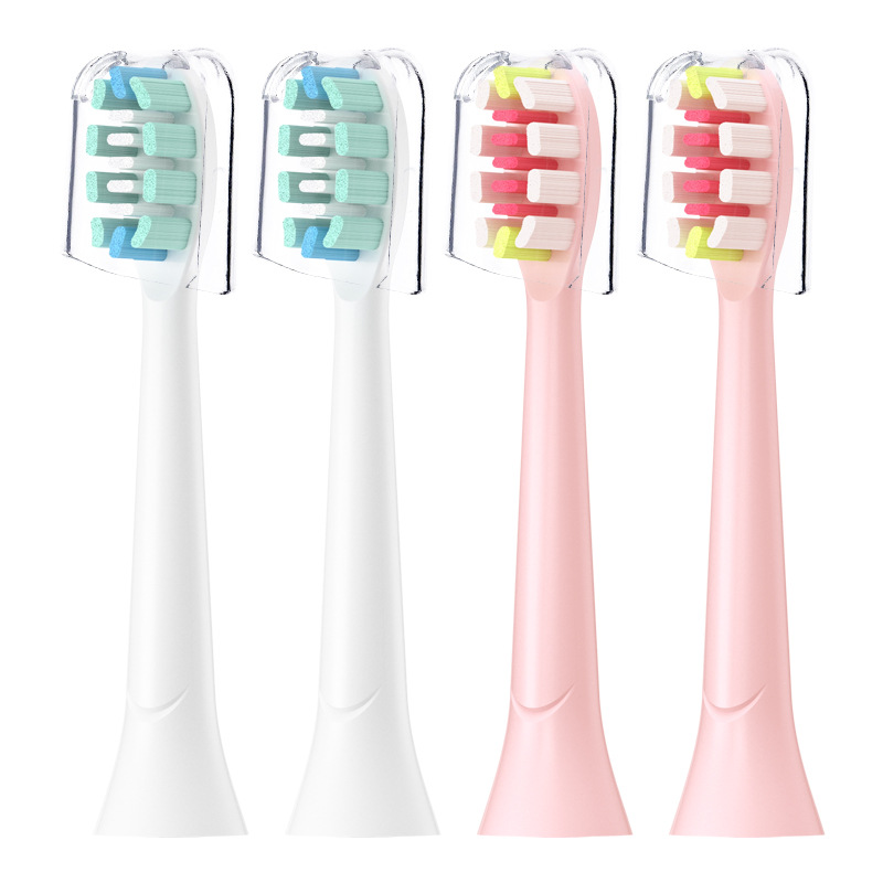 电动牙刷头替换 软毛牙刷头成人儿童声波电动牙刷头无铜刷头植毛