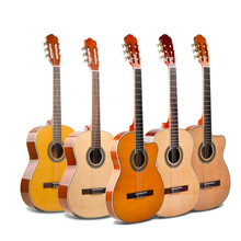 古典吉他39寸古典吉它可加電箱尼龍弦吉他雲杉南陽木guitar廠家