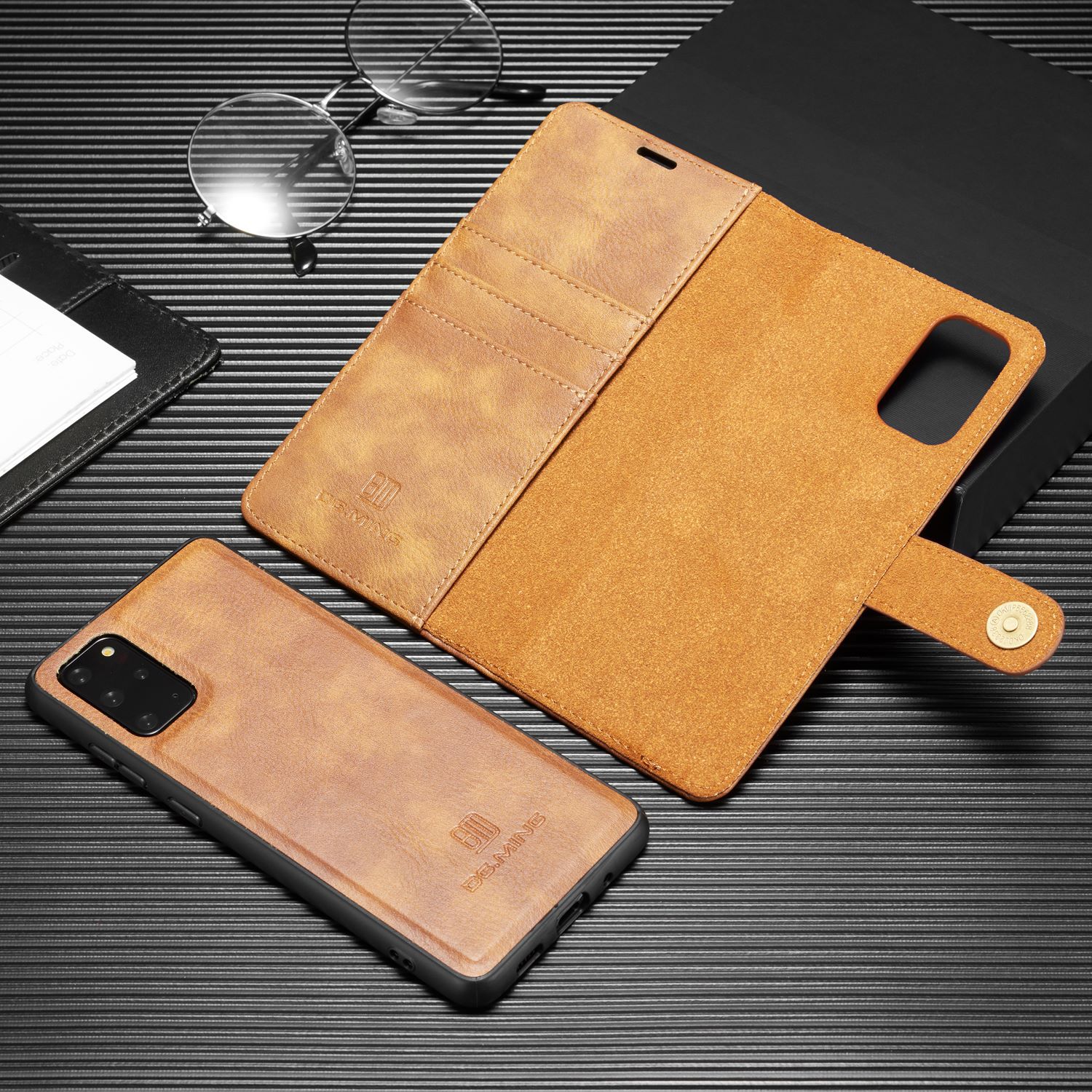 Magnetiskt läderfodral för samsung s21-serien och s23-modellerna_voghion.com