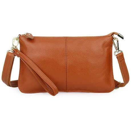 Leather one-shoulder bag, small clutch bag, Amazon, cowhide