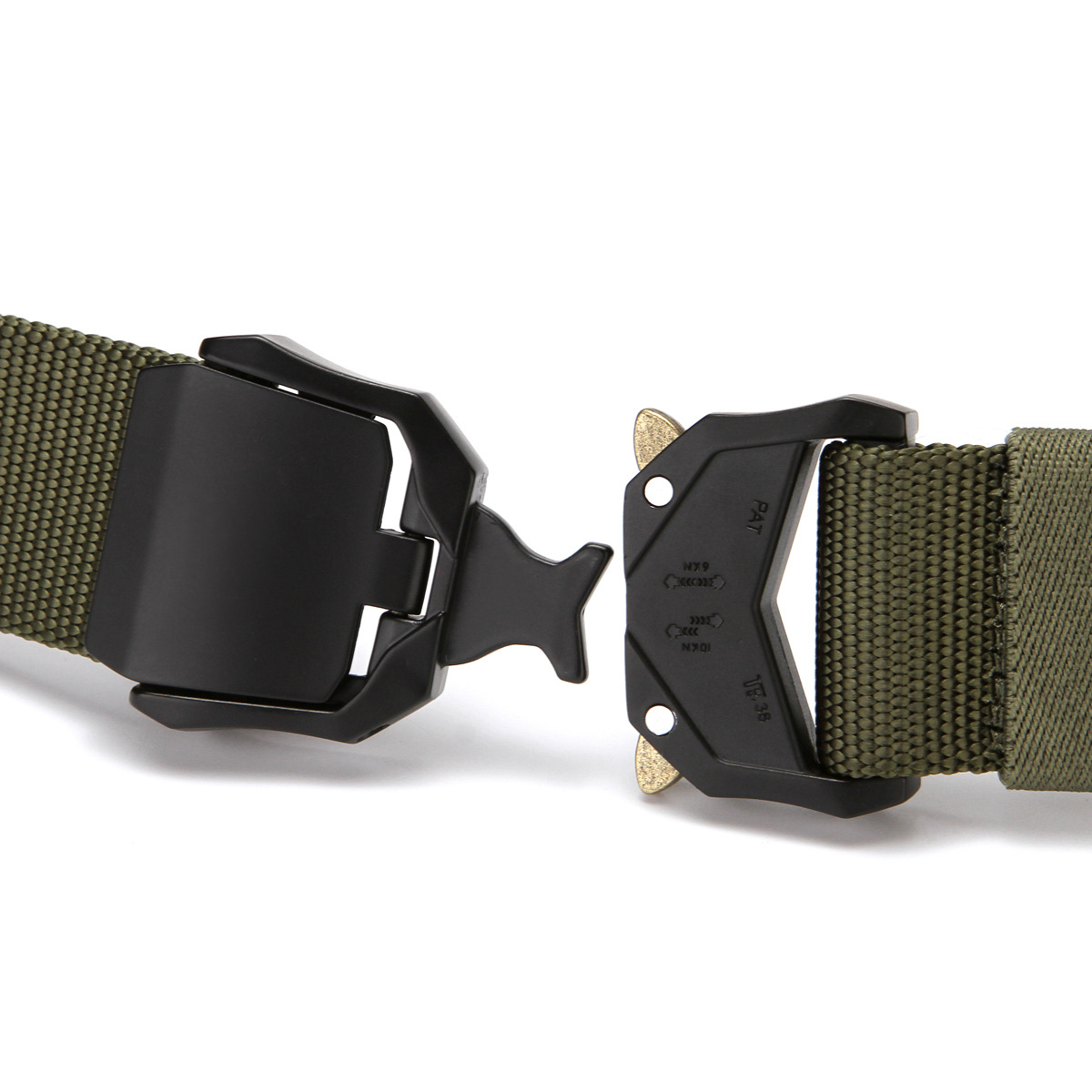 3,8 cm cinturón táctico masculino ventiladores cinturón táctico multifuncional nylon cinturón de entrenamiento al aire libre logotipo personalizable