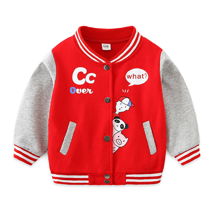 Sports Cartoon Printing Cotton Boys Outerwear display picture 2