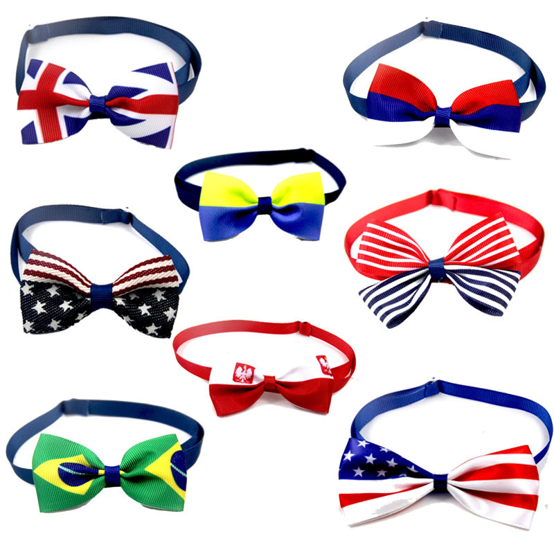国旗日新款宠物领结 跨境电商供应宠物服饰 厂家直销宠物用品