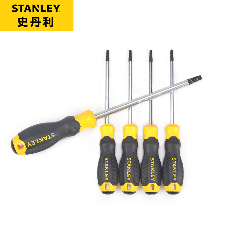 史丹利B系列胶柄花形螺丝批 T27*100mm工具螺丝刀起子60-849-23