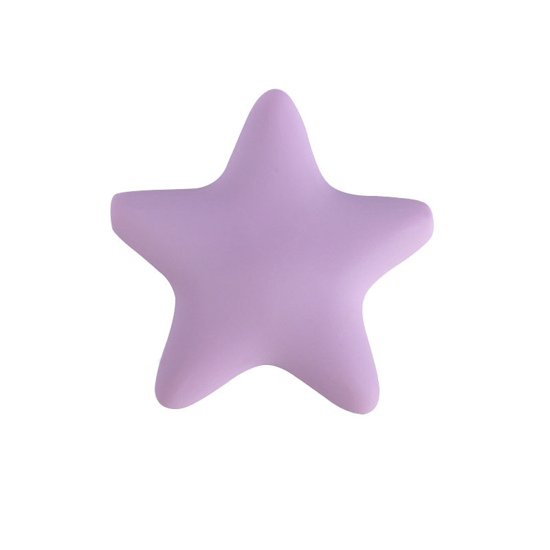 Estrella de cinco puntas de silicona molar juguete mordedor pulsera chupete cadena collar accesorios Amazon DIY accesorios de la joyería