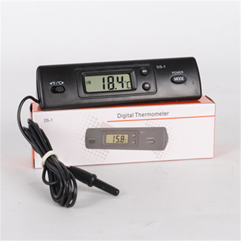 DS-1 thermometer car clock car electronic clock car temperature measurement 2 temperature indoor and outdoor temperature