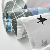 (Трансграничная торговля), детская хлопковая рубашка для мальчиков, летний мультяшный космический корабль, кардиган, подходит для подростков