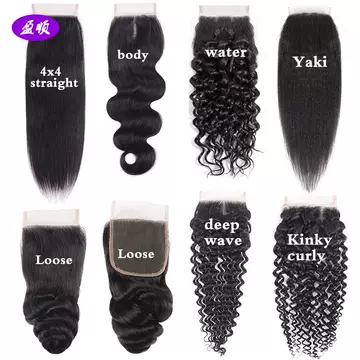 Brazilian Hair Closure Extensions 4 * 4 Human Hair Lace Closure - ShopShipShake