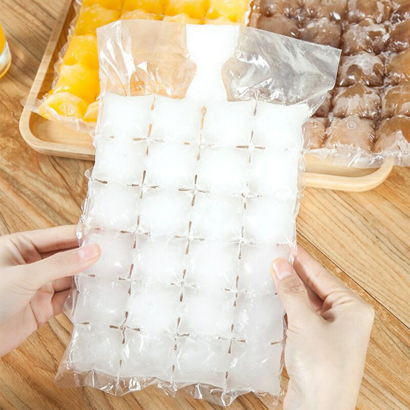 一次性冰袋 自封口制冰袋 食用冻冰块模具 冷藏冰包保鲜袋10个/包|ms
