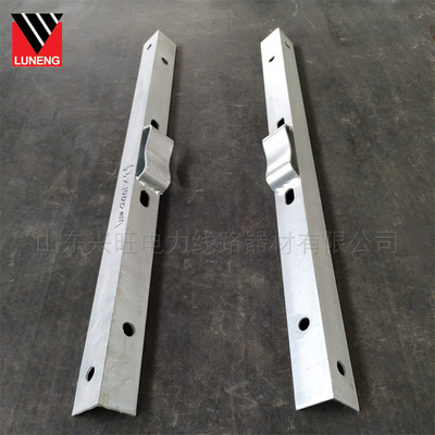 电力铁附件 高低压电线杆单横担 角铁角钢热镀锌电力抱箍双横担