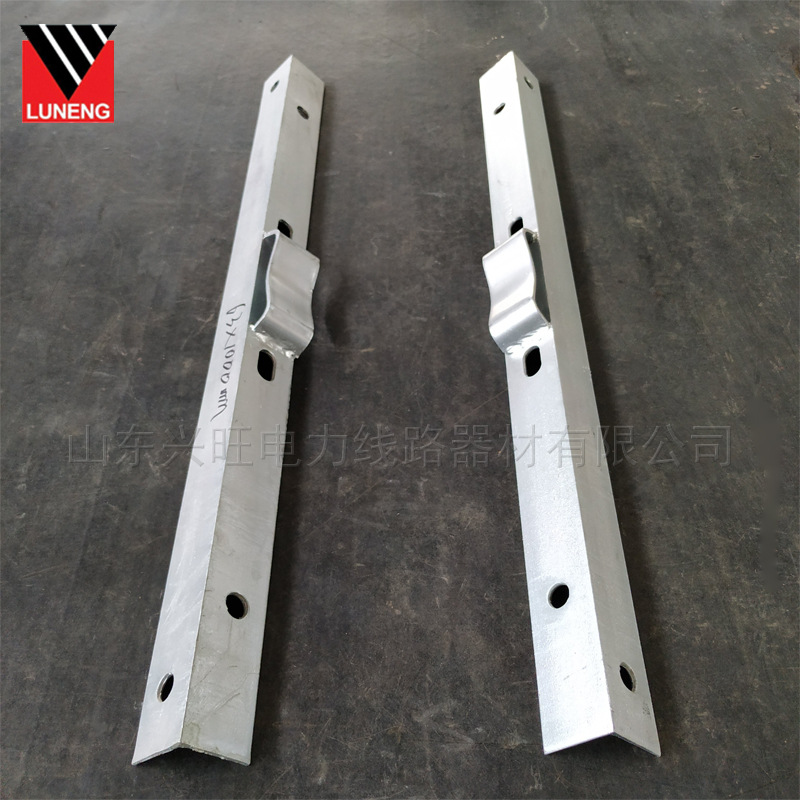 电力铁附件 高低压电线杆单横担 角铁角钢热镀锌电力抱箍双横担