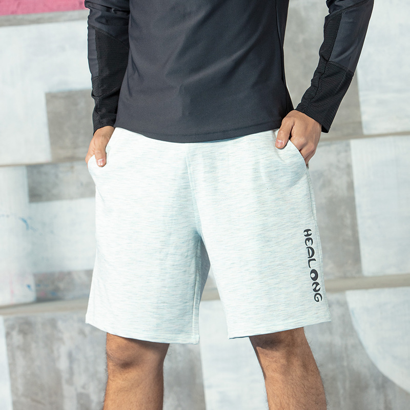 2020夏季运动裤男纯棉五分裤潮新款宽松健身休闲大码透气一件代发|ms