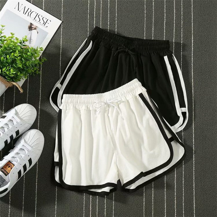 Beach Summer Women's Sports Shorts for Teenagers Comfortable Simple Yoga Triple Pants Candy Color Couple Shorts