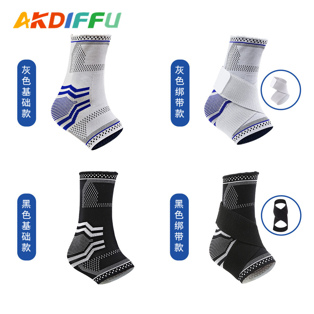 Deportes transfronterizos tobillo protector de tobillo de punto protector de tobillo correa protector de pies de baloncesto presurizado protector de tobillo suministros
