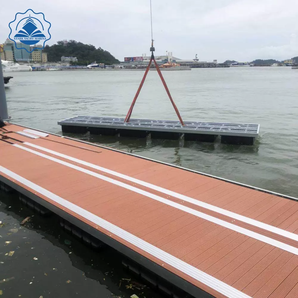 厂家铝合金活动引桥浮桥水上乐园设施景观游艇码头海上浮桥器材