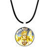 Naruto, accessory, pendant, suitable for import, with gem, European style
