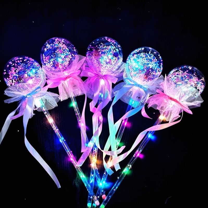 发光波波球魔法棒星空球新奇特玩具地摊热卖仙女棒爆款儿童玩具