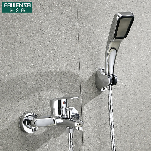 Factory wholesale in-wall type copper Celio three-in-one concealed mixing valve bathtub cold and hot bathroom shower head faucet