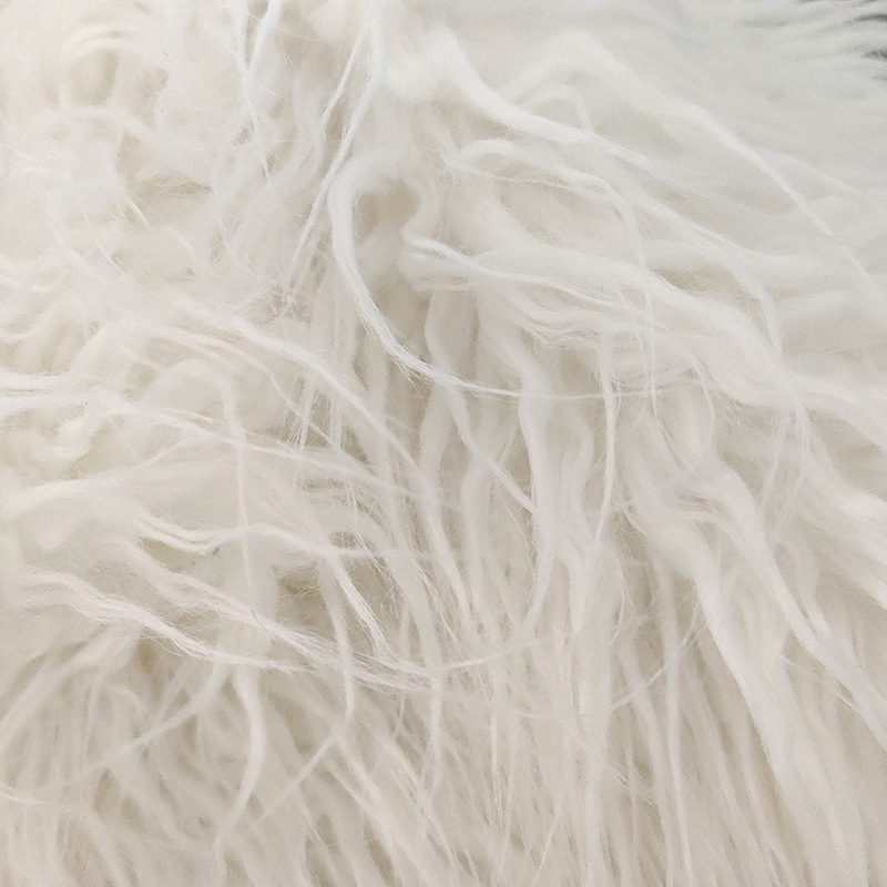 工厂生100毫米毛长海派长毛绒束毛绒落实毛坐垫玩具布料