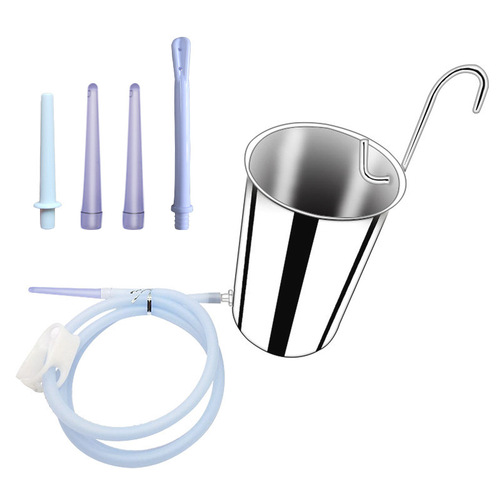 enema Amazon AliExpress new product bowel cleanser coffee enema bag 304 stainless steel enema bucket
