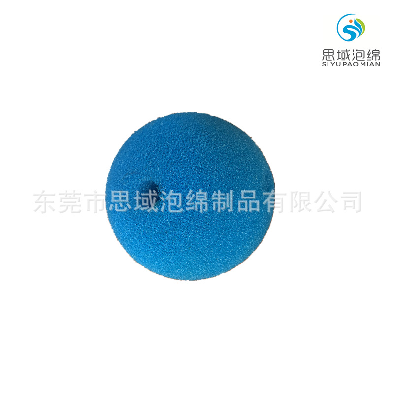 批发三款游泳池过滤海绵管 水池滤芯过滤棉管子蓝色40ppi现货